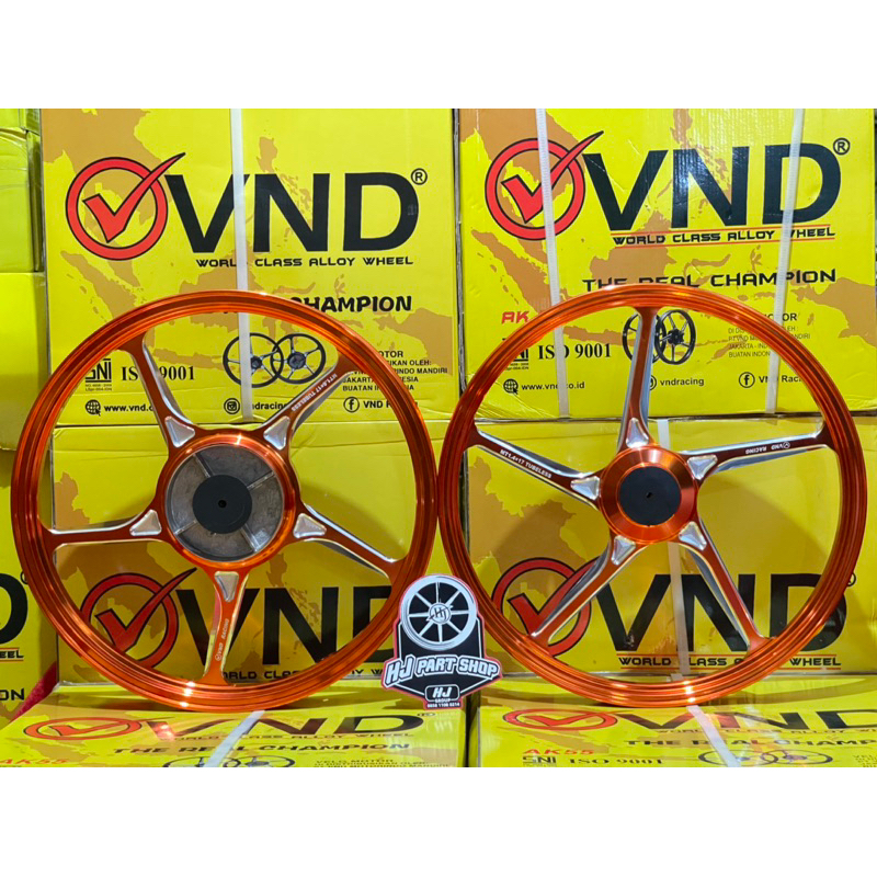 Neo VELG VND AK55 AK 55 YAMAHA JUPITER Z VEGA FIZR MX OLD RX KING 140X17 160X17 ORIGINAL VND Velg