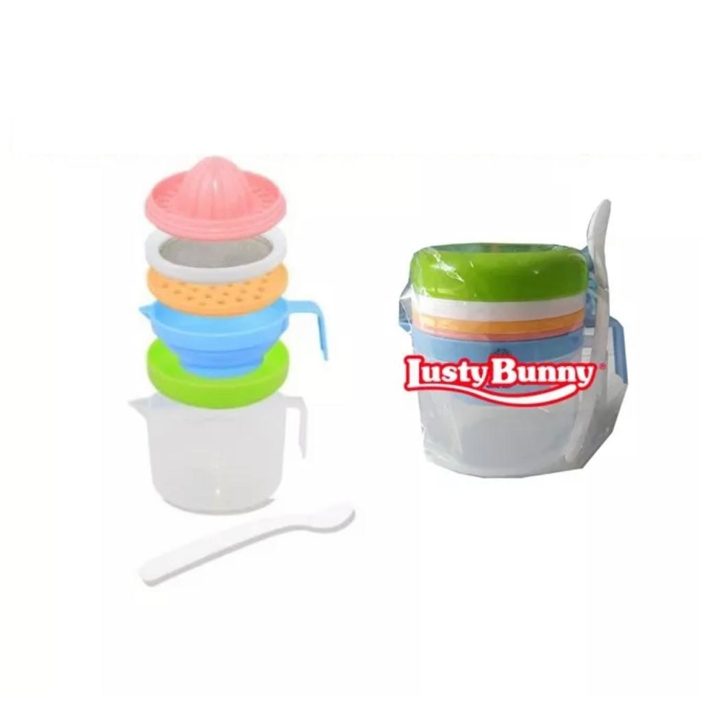 Lusty Bunny Food Maker Perasan Jeruk Alat Penghalus Makanan Bayi MPASI Food Processor LB-1375