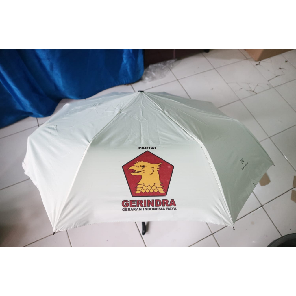 payung putih free sablon/ payung promosi/payung souvenir/ payung kece