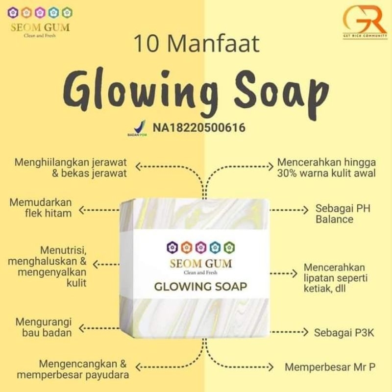 

seom gum glowing soap & seom gum feminim soap