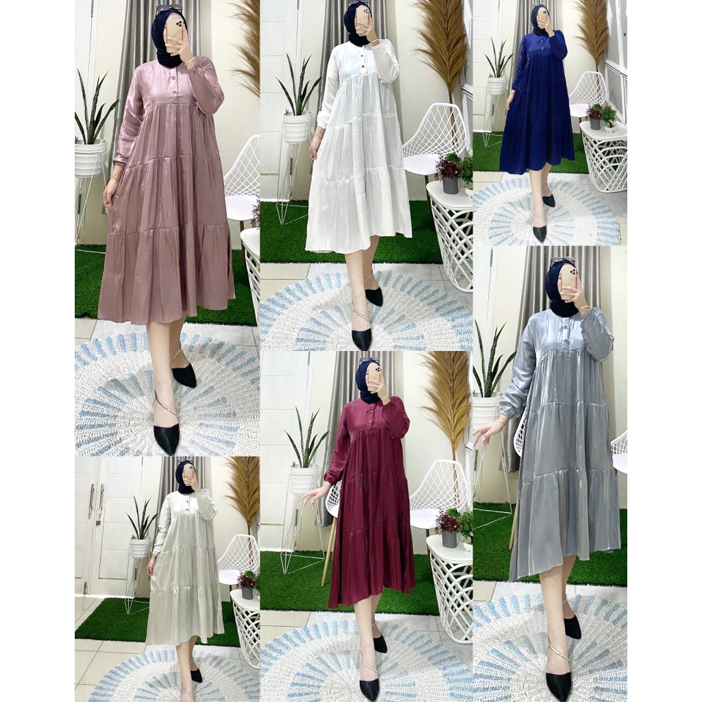 [ BISA COD ] MIIDI SIMMER POLOS FREANDLY BUSUI MODEL TERBARU,MIDI SIMER BUSUI,MIDIDRESS POLOS TERLARIS,TUNIK SIMMER KANCING DEPAN MODLE TERBARU
