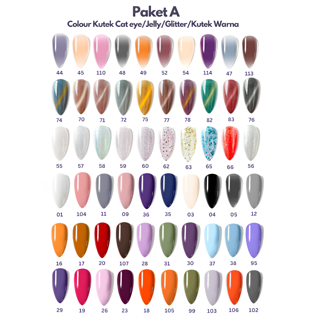 【 COD 】RISYAL120 COLOUR  PLUS BOOK DISPLAY &amp; KUKU DISPLAY GEL POLISH/SET 12W+4PCS Kutek Gel Laser Diamond /KUTEK GEL UV LED Nail  Art /GLITTER 12PCS / SOAK OFF / KUTEKS GEL/CAT EYE  NAIL ART