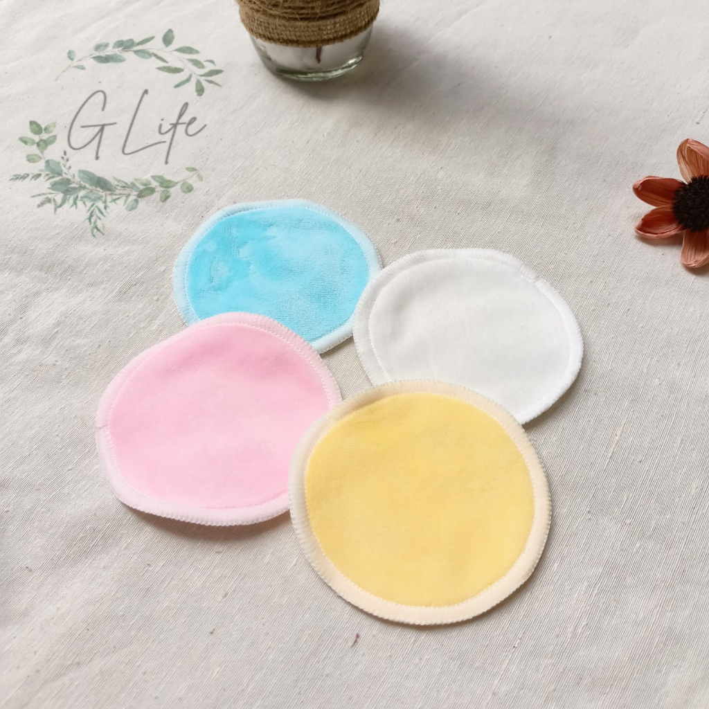 Reusable Cotton Pads, Kapas Kain Pakai Ulang, Remover Pads Kapas Wajah Muka