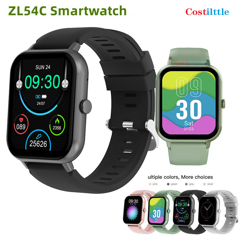 Baru Smartwatch ZL54C 1.83 inci TFT layar Bluetooth Call Full Touch Screen Smart Watch Heart Rtae 100+ Sport Modes Waterproof Lady ZL54C+ Smartwatch