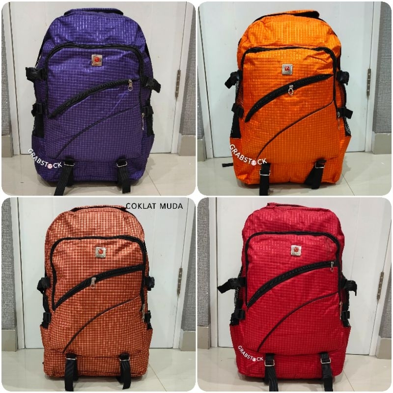 Tas Ransel Semi Carrier Hiking Camping Bahan Tebal Backpack
