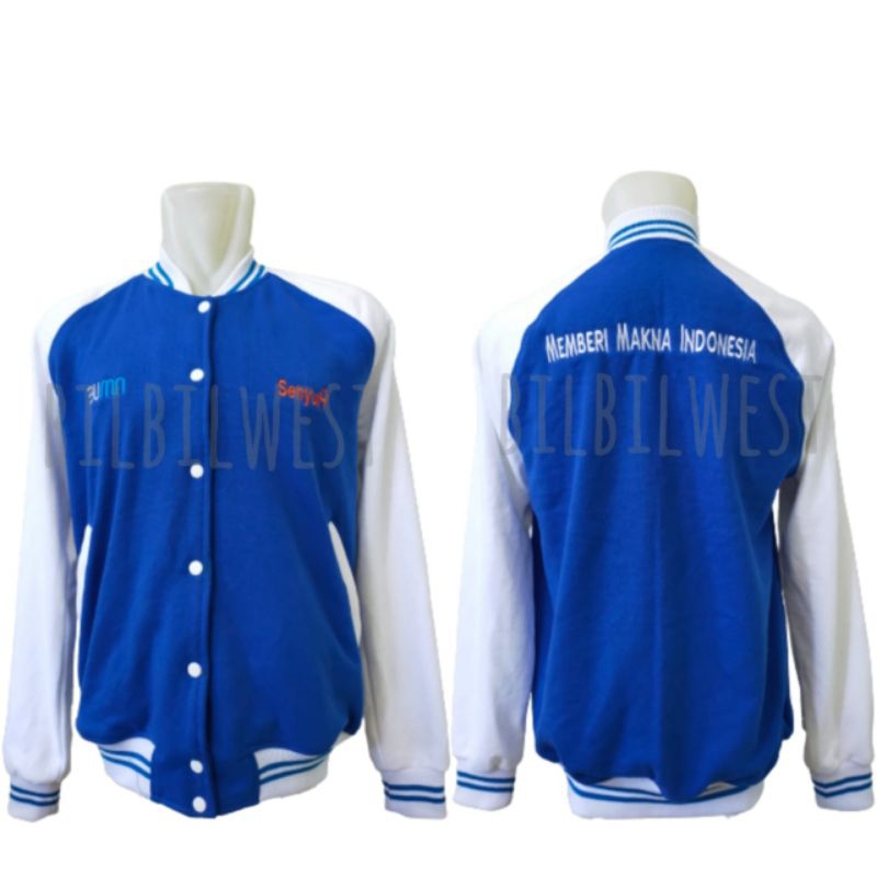 Jaket BUMN Biru Putih