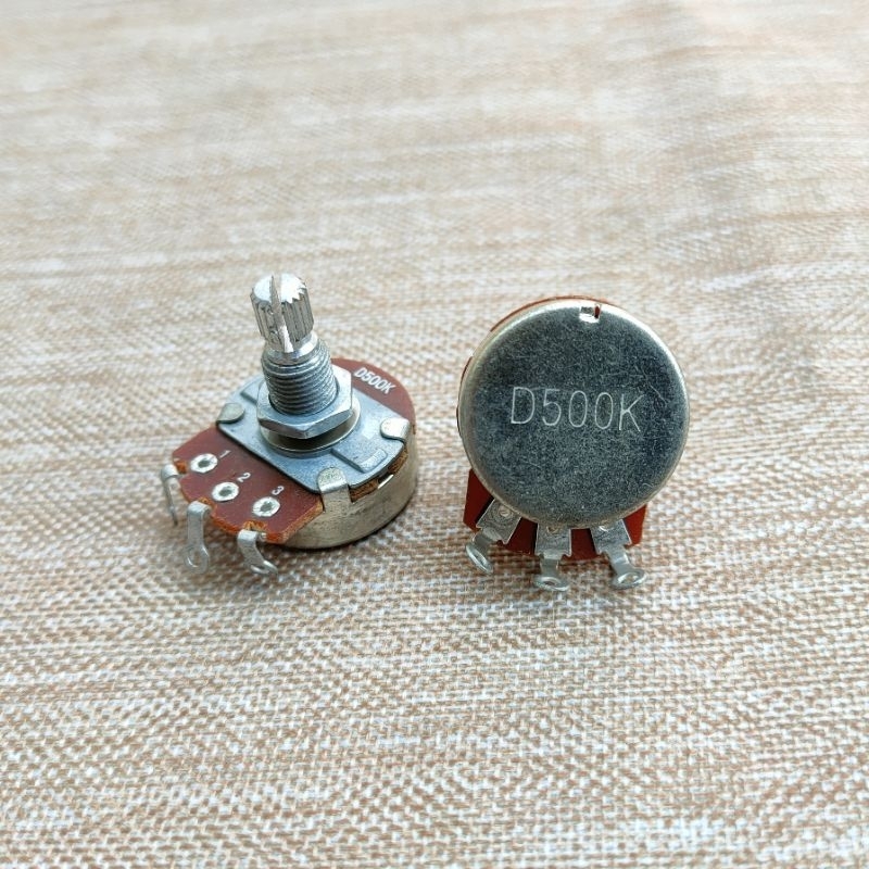 Potensiometer D500K Potensio D 500 K Not A500k B500k