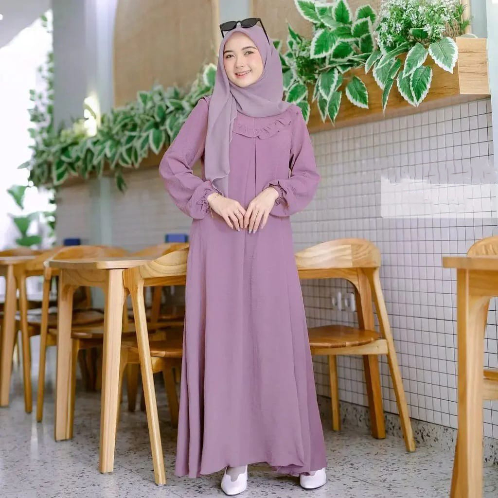 [COD] Shazfa.apparel - Gamis Muslim Wanita Terkini Nana Dress
