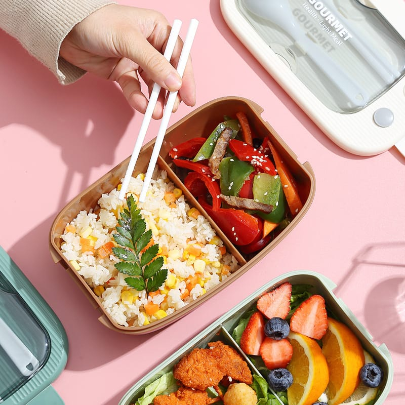 MBK 23007 LUNCH BOX / KOTAK MAKAN BENTO BOX /TEMPAT MAKAN BPA FREE