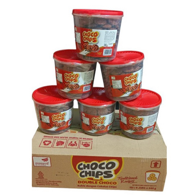 CHOCOCHIPS DOUBLE CHOCO TOPLES 540gr