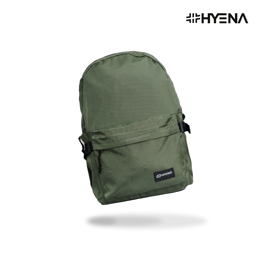 Hyena - Backpack Tas Kuliah Polos Pria Wanita Ransel Sekolah SMP SMA (LP57)