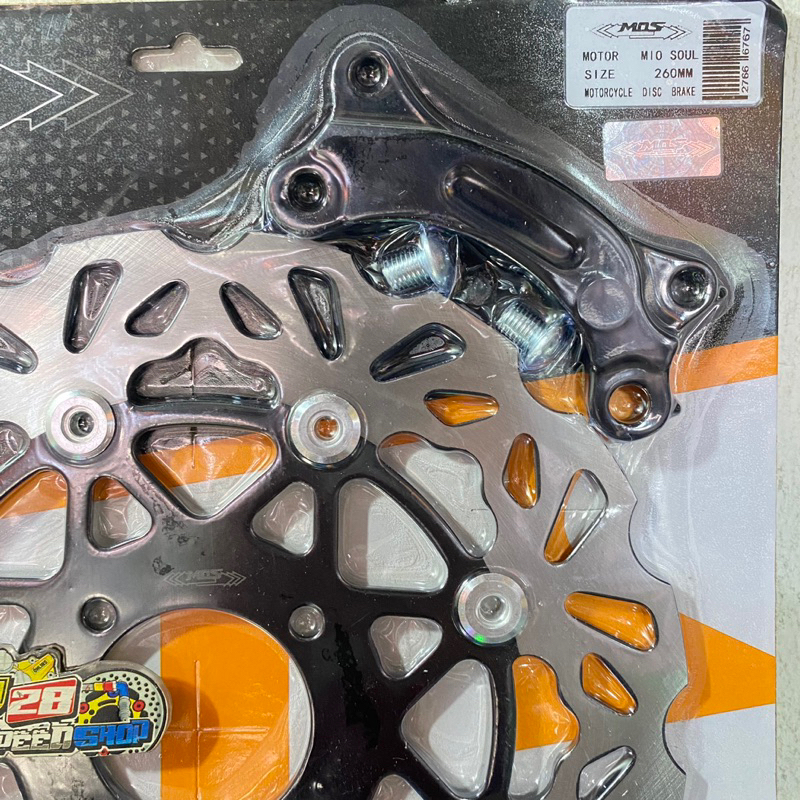 DISC CAKRAM DEPAN LEBAR FLOTING MATIC YAMAHA SOUL CARBU - X-RIDE OLD - FINO CARBU - MIO SPORTY NEW - MIO SMILE UKURAN 260 MM / PIRINGAN CAKRAM DEPAN LEBAR MATIC YAMAHA CARBU LUBANG BAUT 4 UKURAN 260 MM