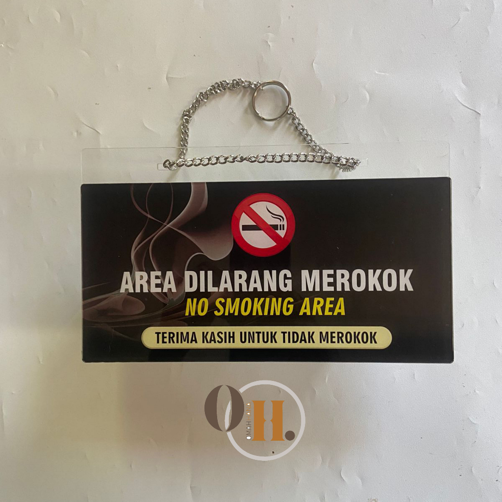 

Akrilik Area Dilarang Merokok - Akrilik No Smoking Area