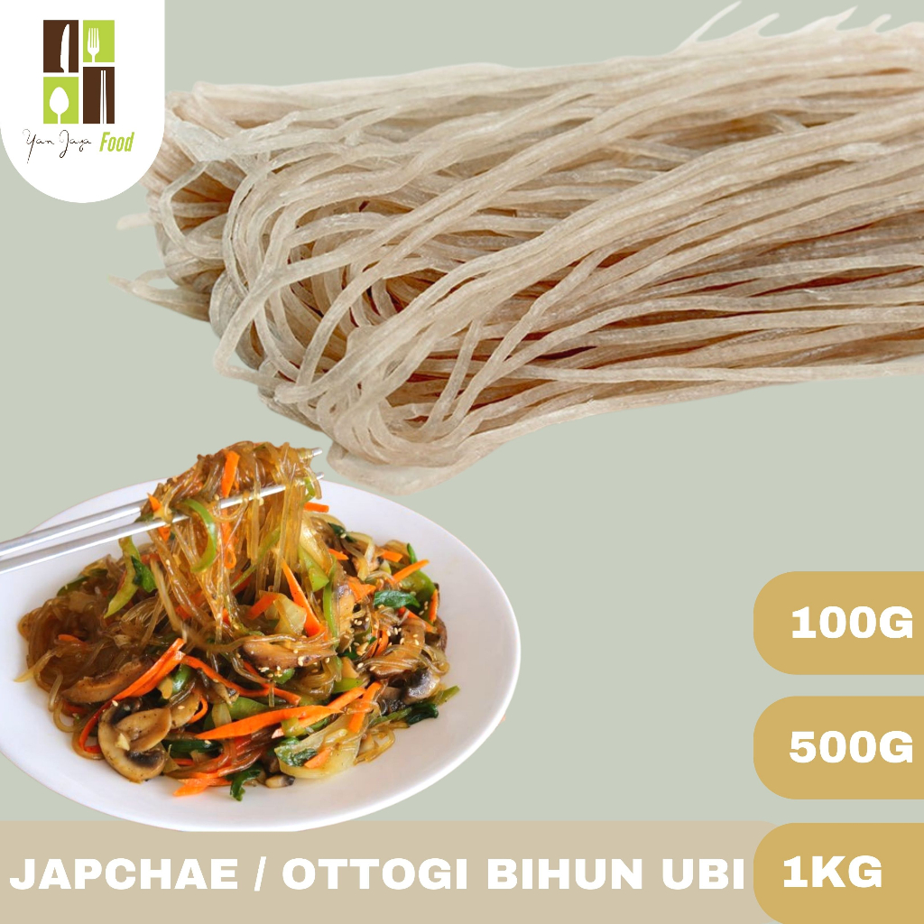 Bihun Japchae / Ottogi Vermicelli / BIhun Ubi / Bihun Korea Re-pack 500g / 1kg