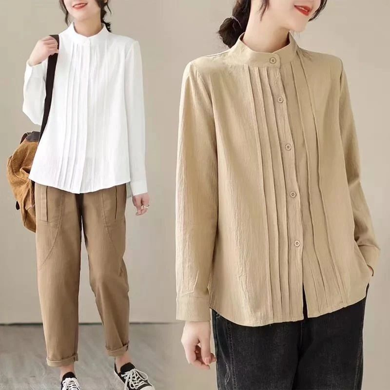 BLOUSE WANITA GANIA BAHAN CRINKLE AIRFLOW LD 100 PT 54 PB 65 CM BISA UNTUK BUSUI BLOUSE OVERSIZE XXL // KEMEJA WANITA OVERSIZE // ATASAN WANITA KOREAN STYLE BLOUSE WANITA TERBARU 2023