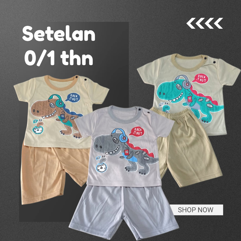 Baju Bayi Setelan Anak Variasi Aplikasi Bordir