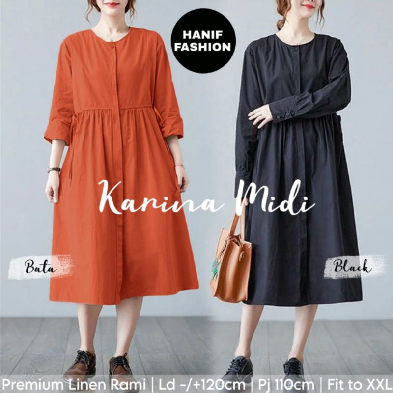 KARINA GAMIS MIDI WANITA