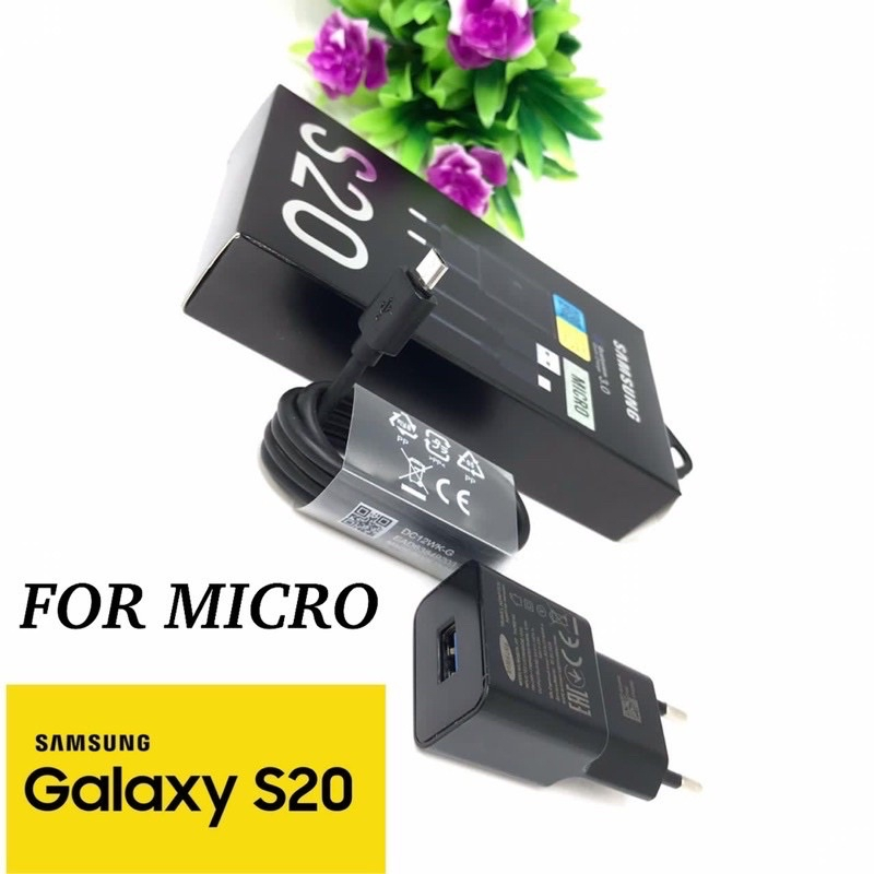 PROMO CHARGER SAM S20 FASTCHARGING MICRO TYPE C BY SMOLL