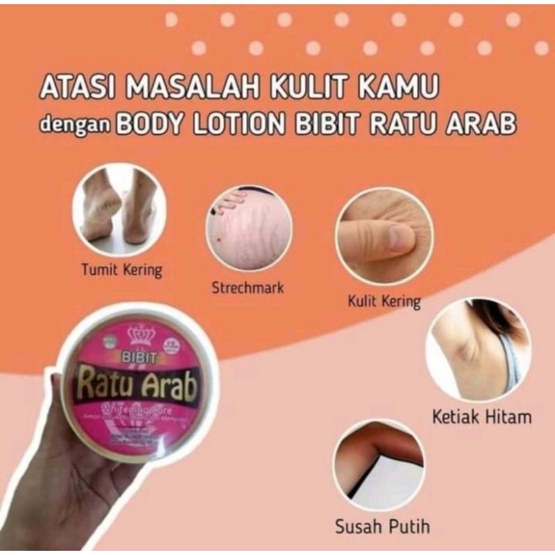 Bibit Cream Ratu Arab Original BPOM | Ratu Arab Whitening Care