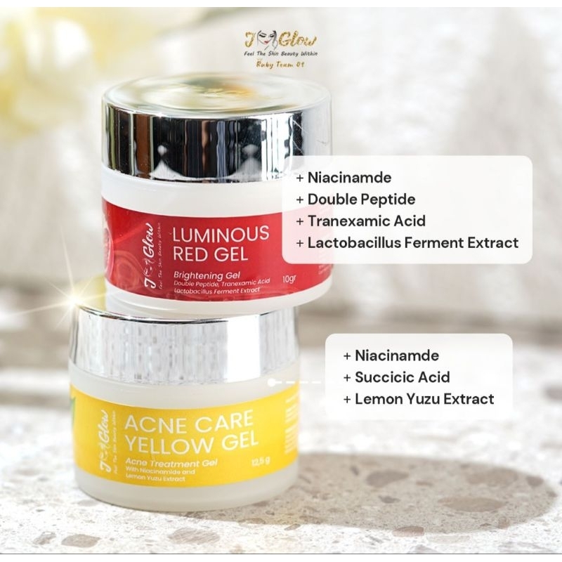 Jglow Luxury Yellow/Red jelly( Lemon Jelly)