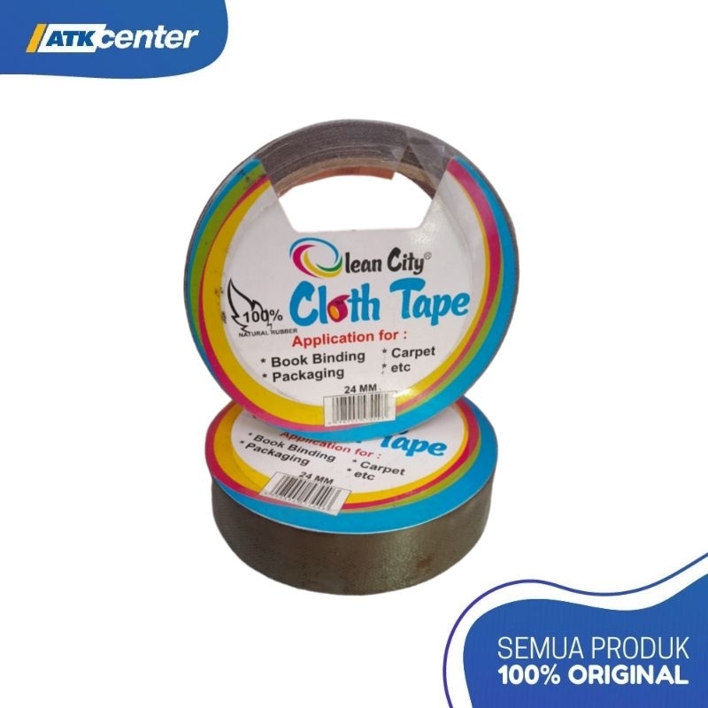 

Cloth Tape / Lakban Kain Olean City 1" (24 MM X 10 M) Tobacco