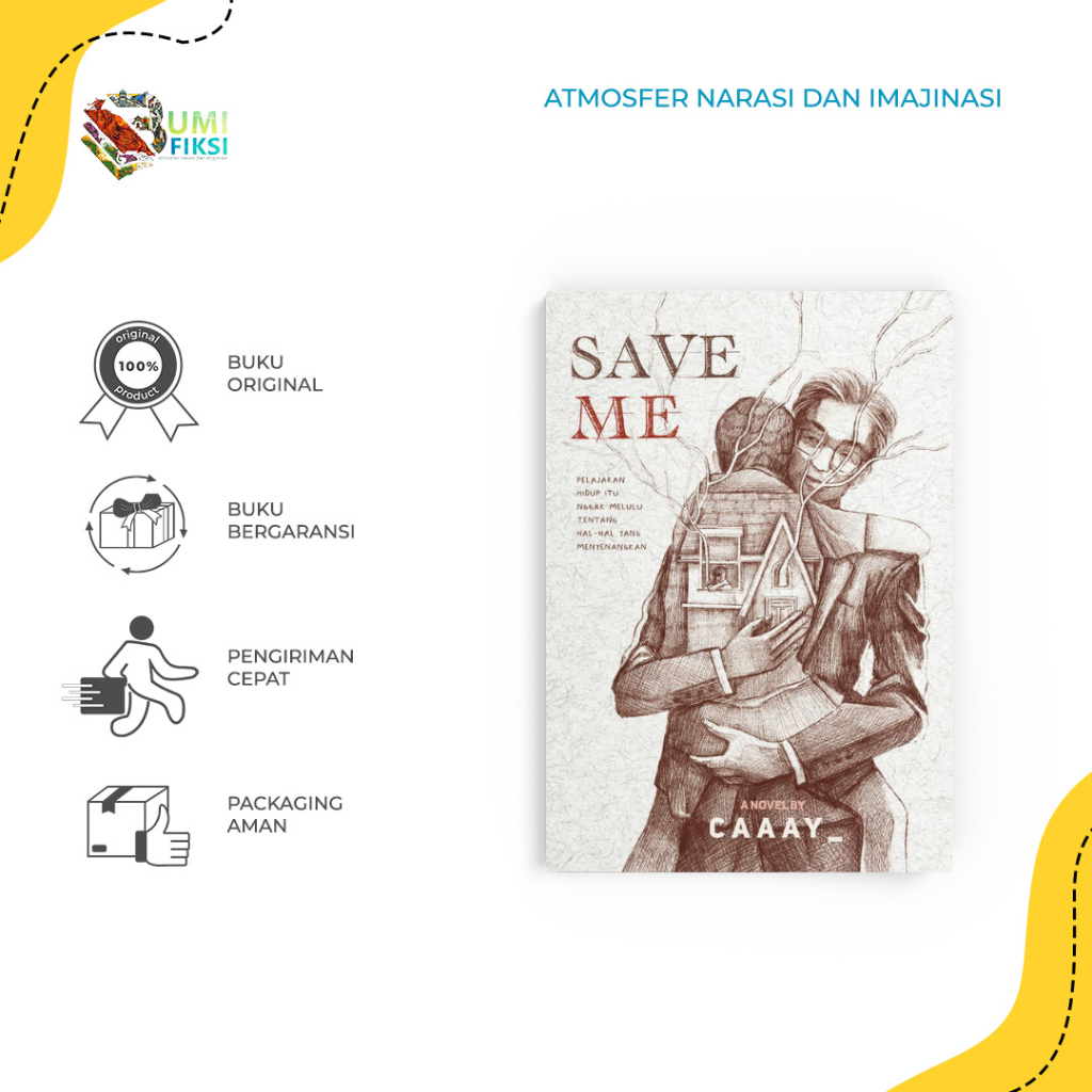 Buku Novel Save Me - Caaay - Akad