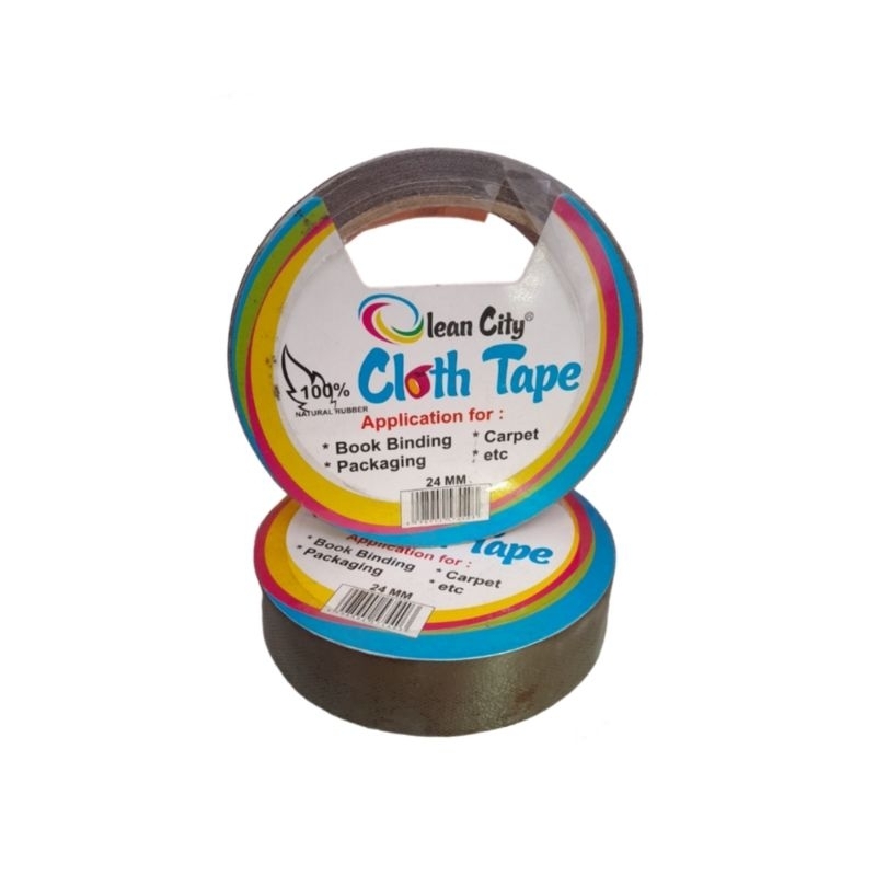 

Cloth Tape / Lakban Kain Olean City 1" (24 MM X 10 M) Tobacco