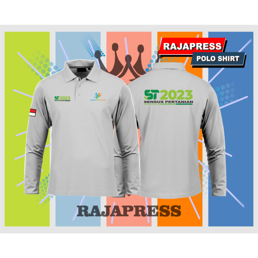 POLO SHIRT SENSUS PERTANIAN 2023 - BPS LENGAN PANJANG