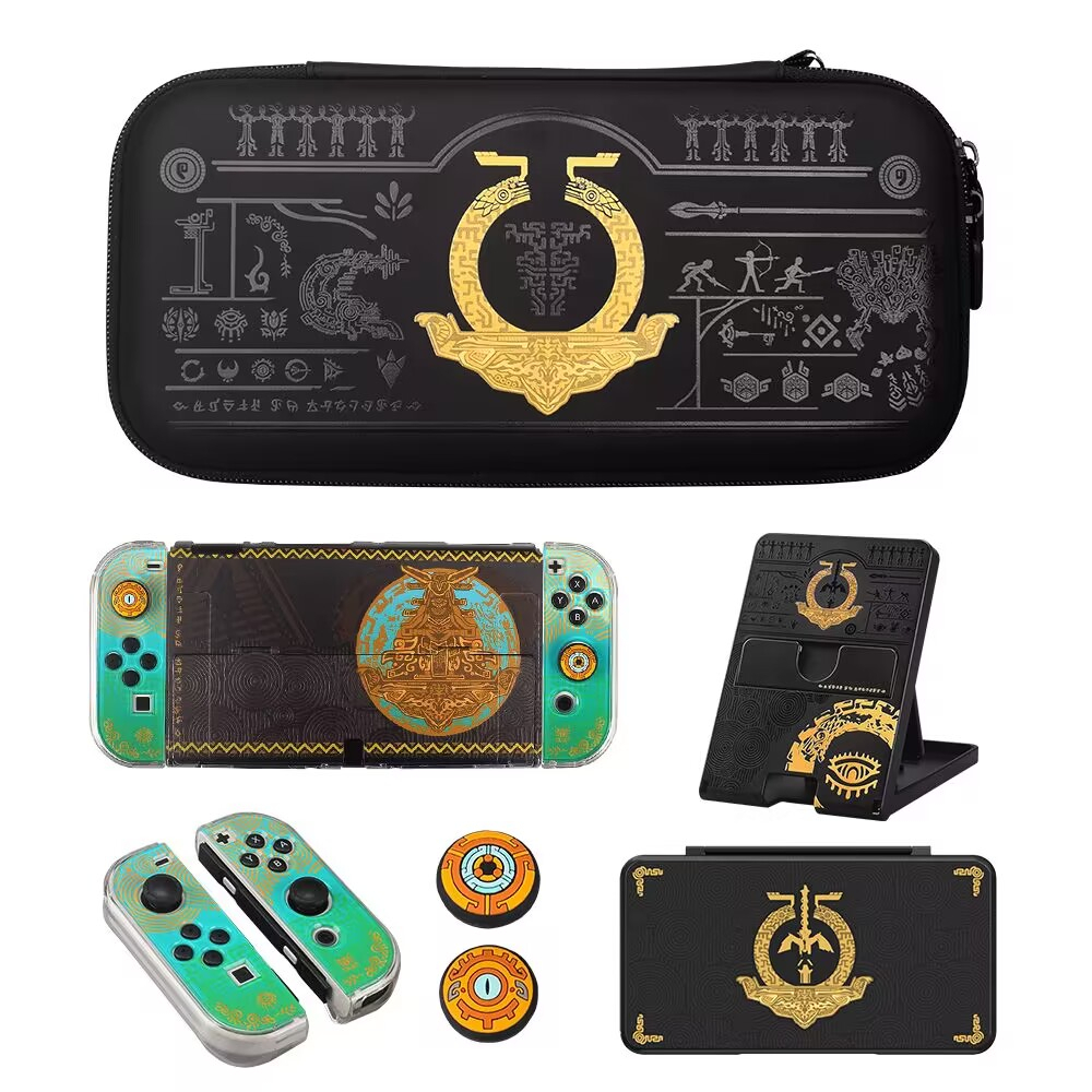 Nintendo Switch OLED Tas Travel Storage Bag Shoulder Bag Pouch Case Zelda Edition