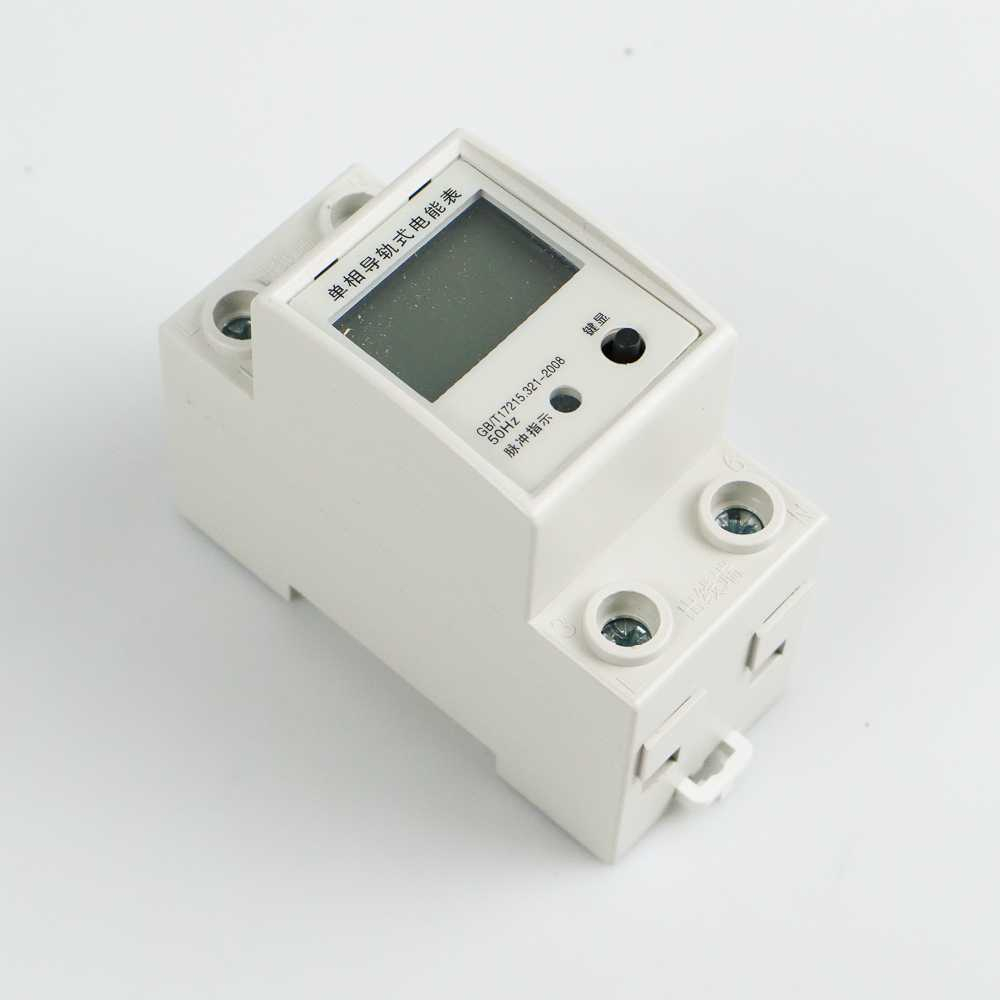 kWh Meter Alat Pengukur Tegangan Listrik Watt/Volt/kWh Meter 220V 80A LCD Display