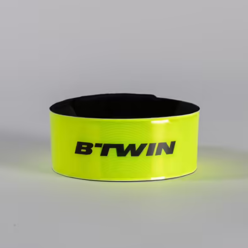 BTWIN 540 Leg/Armband Visibilitas Untuk Bersepeda Mudah Ditempel