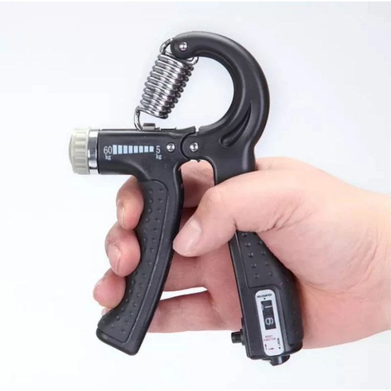 Hand Grip Premium Adjustable Counter 5-60 Kg Alat Olahraga Tangan Handgrip Exercise