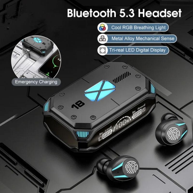 EWAA M41 HEADSET BLUETOOTH V5.3 FULL BASS STEREO WITH POWERBANK