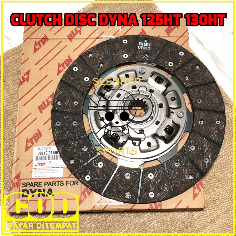 CLUTCH DISC HT - KAMPAS KOPLING HT130 125HT - PLAT KOPLING DUTRO DYNA