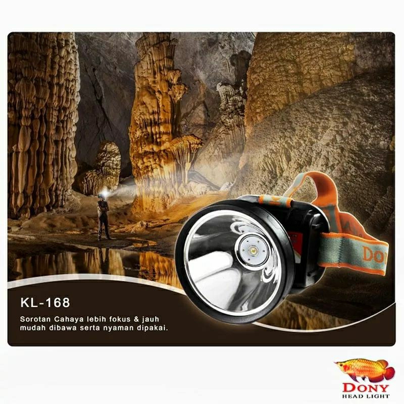 DONY Senter Kepala Head Lamp Cas KL - 168 | LED MANTAP 