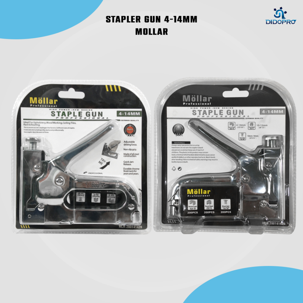 staples jok 3 in 1 MOLLAR gun tacker staple gun stapler tembak mollar