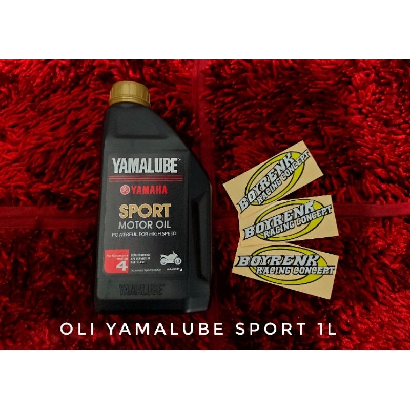 OLI MOTOR 4T YAMALUBE SPORT 1L SAE 10W-40 ORIGINAL -BOYRENK RACING CONCEPT
