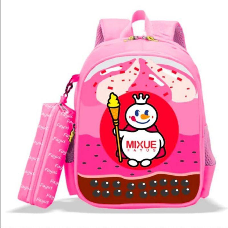 TAS RANSEL ANAK SEKOLAH / TAS RANSEL MIXUE / TAS RANSEL ANAK CEWE