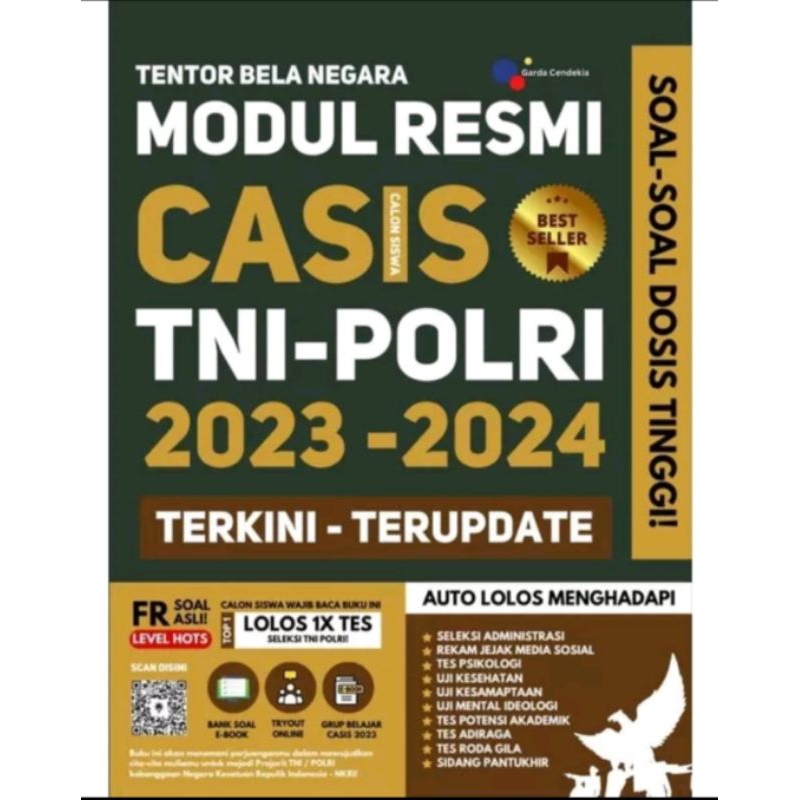 

MODUL RESMI CASIS TNI POLRI 2023'3024