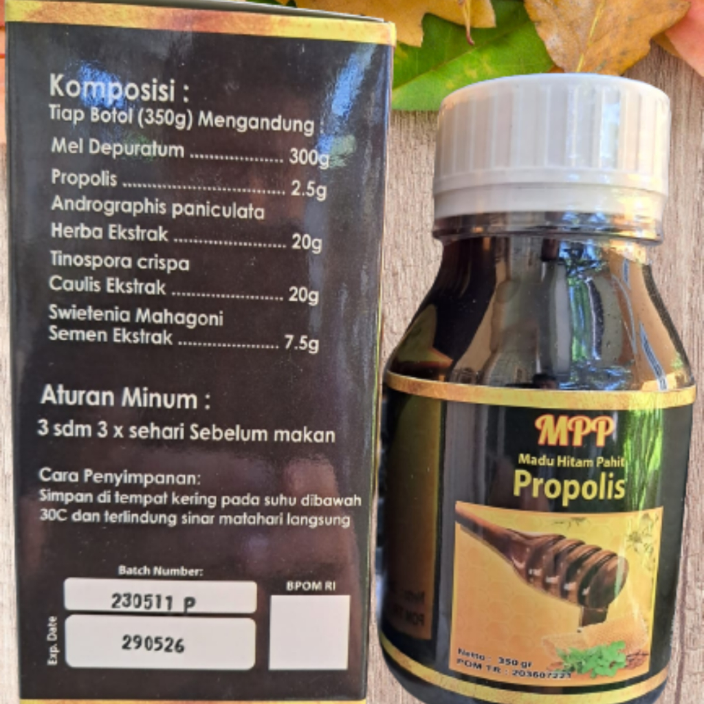 Mujarob Madu Hitam Pahit Propolis Untuk Meringankan Gejala Kencing Manis Pegal Linu Insomnia Dan Meningkatkan Stamina