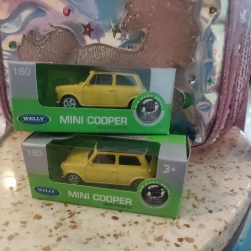 Welly Mini Cooper hijau 1:60