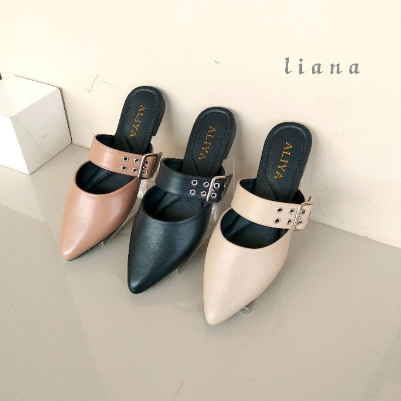 Aliyashoes Sandal Flat Mules Liana