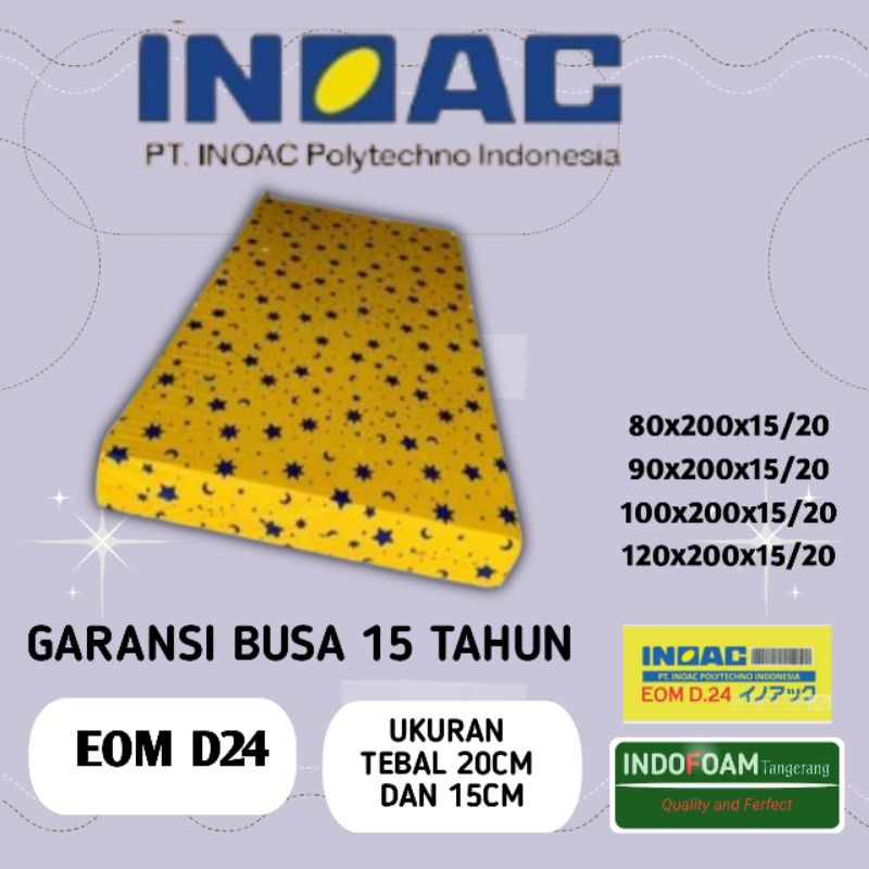 Kasur busa inoac single original tebal 20 cm dan 15 cm garansi 15 tahun