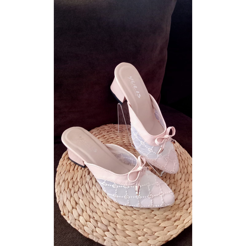 Sandal Heels Wanita Hak Tahu 5cm/Sandal Heels Bruket