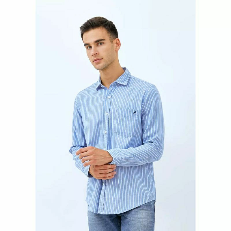 KLL389 KEMEJA LOIS ORIGINAL PRIA LENGAN PANJANG