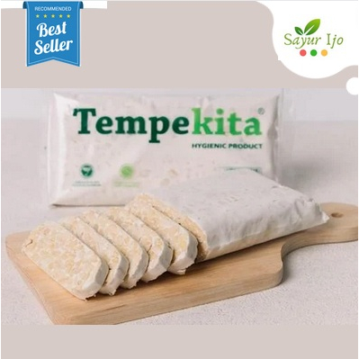 

Tempe Kita 450 Gram / Papan Fresh Kacang Kedelai Organik Premium No GMO