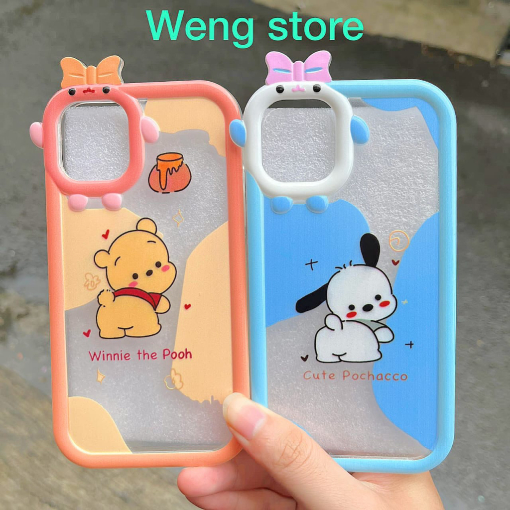 Softcase 3D Motif Monster For Vivo Y22 2022