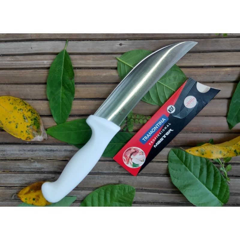 ORIGINAL BRASIL Pisau cheff dapur tramontina skiner skining untuk seset / lelet kulit daging ikan ay