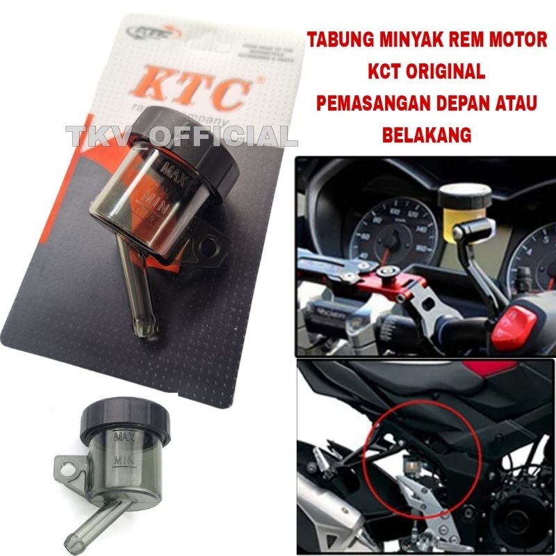 TABUNG MINYAK REM MOTOR KTC ORIGINAL/ TABUNG MINYAK REM MOTOR / TABUNG MINYAK REM MOTOR /TABUNG MINY