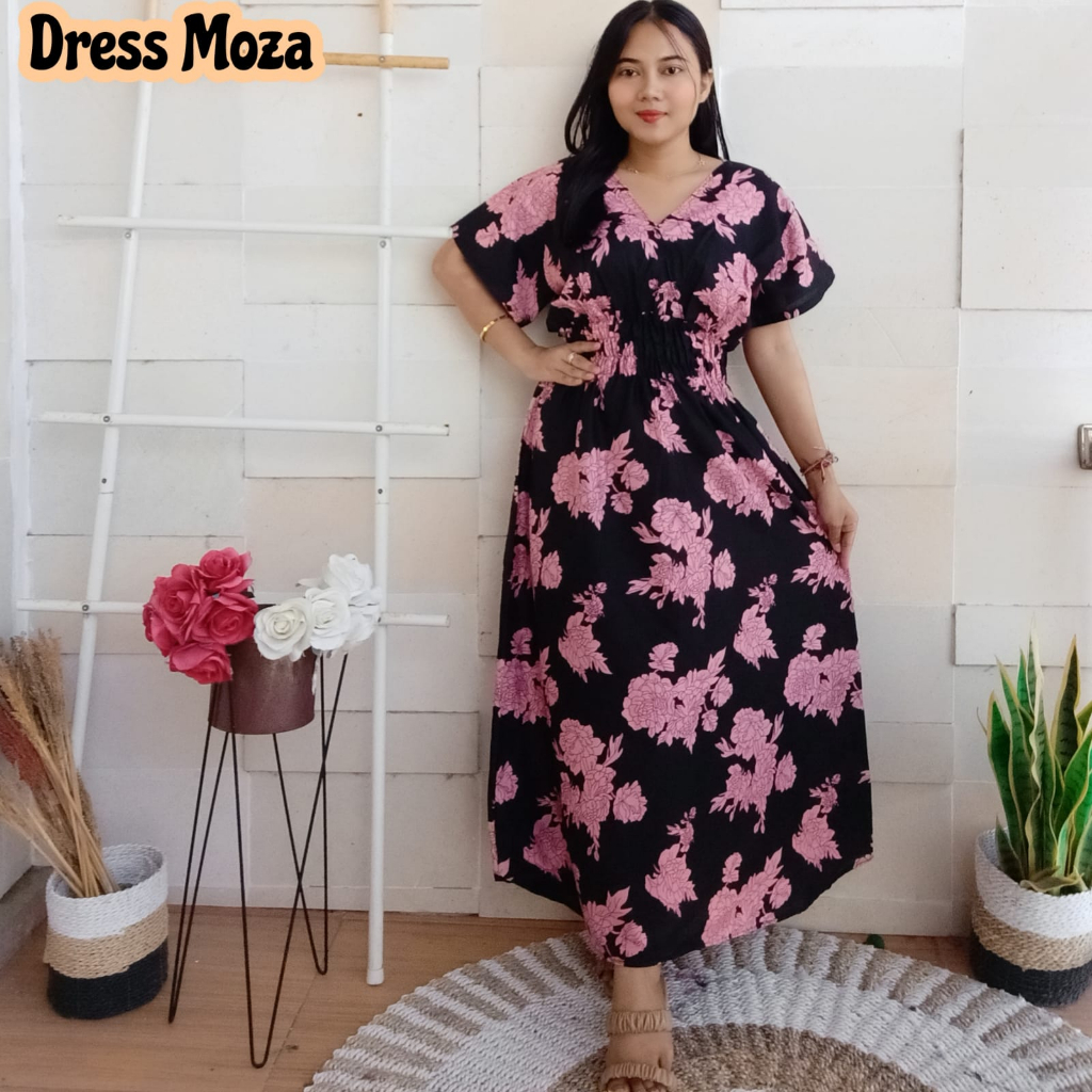 DRESS MOZA MOTIF / LONGDRESS MOZA TERLARIS